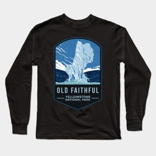 Old Faithful Yellowstone National Park Long Sleeve T-Shirt